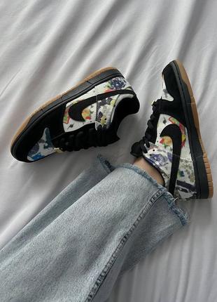 Кроссовки nike sb dunk low supreme rammellzee