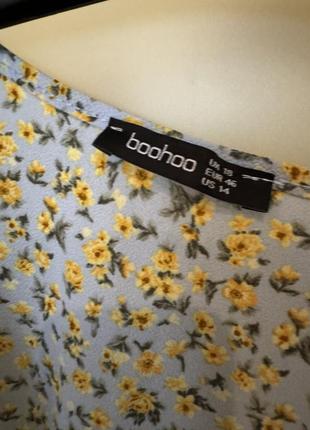 Блуза в цветочек boohoo 186 фото