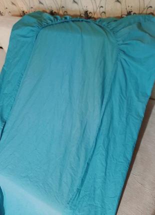 Простынь на резинке натяжная 
поликотонн
англия ,single fitted sheet
 размер
 92см х 190см4 фото