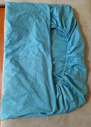 Простынь на резинке натяжная 
поликотонн
англия ,single fitted sheet
 размер
 92см х 190см2 фото