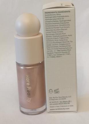 Жидкий хайлайтер rare beauty positive light liquid luminizer у відтінку mesmerize,  15 мл6 фото