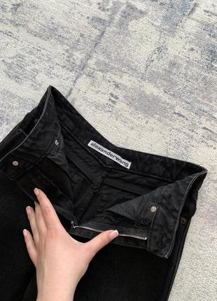 Черные зауженные штаны брюки джоггеры чиносы джинсы alexander wang5 фото