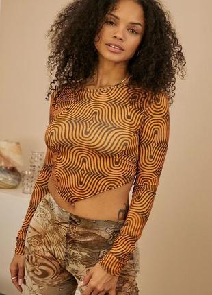 Лонгслив с открытой спинкой urban outfitters1 фото