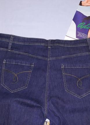 Шорты женские джинсовые размер 54-56 / 22 стрейчевые  бриджи6 фото