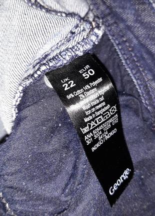 Шорты женские джинсовые размер 54-56 / 22 стрейчевые  бриджи2 фото