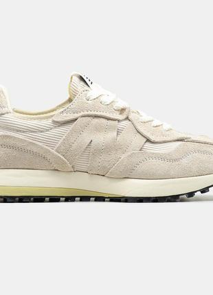 Женские кроссовки new balance 327 beige 1950 беланс бежевого цвета2 фото