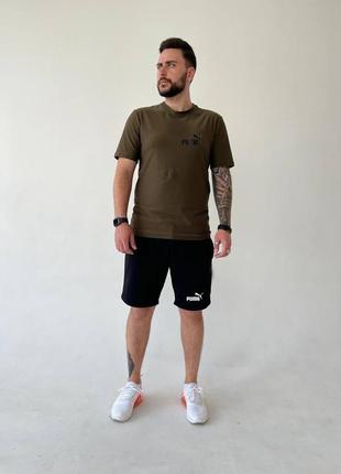 Мужской летний спортивный костюм шорты футболка5 фото