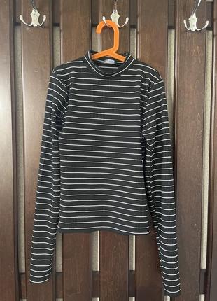 Водолазка в рубчик полиэстер