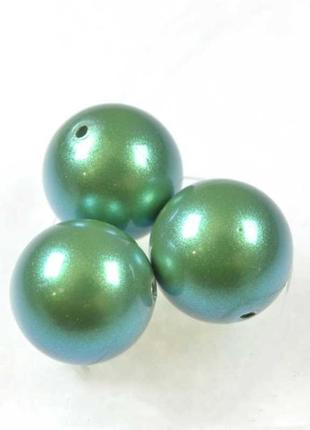 Перли preciosa 4mm pearlescent green / 10шт1 фото