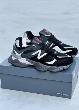 New balance 9060 black white grey3 фото