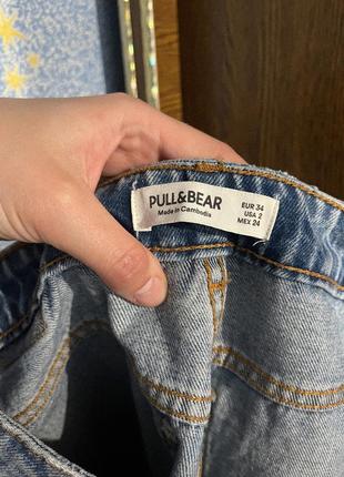 Базові мом-джинси pull&bear🤍5 фото