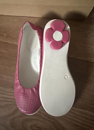 Туфли кожаные bartek на девочку размер 34