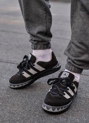 Adidas adimatic neighborhood black white5 фото