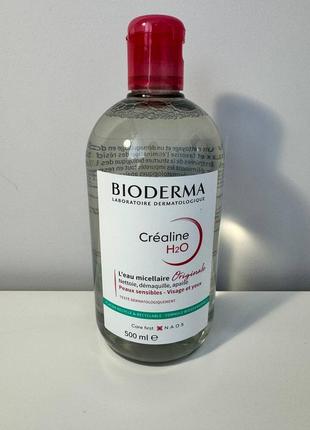 Міцелярна вода bioderma crealine h2o original micellar water