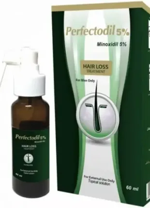 Perfectodil 5% minoxidil 5% средство от облысения для мужчин