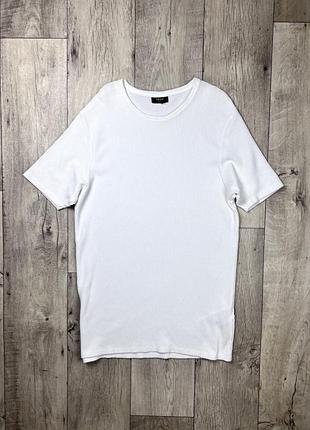 Smog slim fit футболка 2xl размер удлиннённая белая оригинал