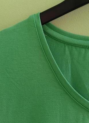 Футболка базова блуза салатова однотонна трикотажна3 фото