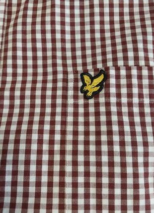 Качественная стильная брендовая рубашка lyle &amp;scott2 фото