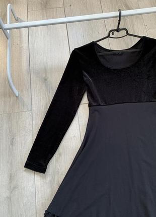 Платье черного цвета размер xs роскошное2 фото