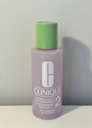 Очищуючий лосьйон для сухої та комбінованої шкіри clinique 60 ml