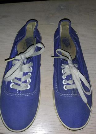 vans Blanc - низькі кеди блакитного кольору   39 розмір (25,5 см).унісекс