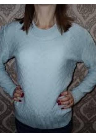 Светр джемпер напіввер в'язаний жіночий
