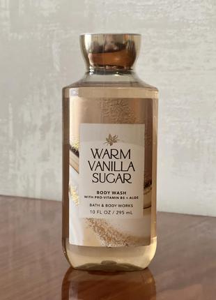 Гель для душу bath and body works warm vanilla sugar