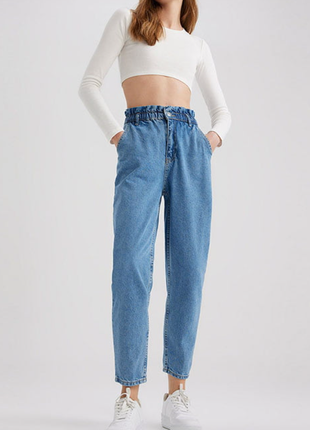 Стильные baggy fit джинсы koton jeans1 фото