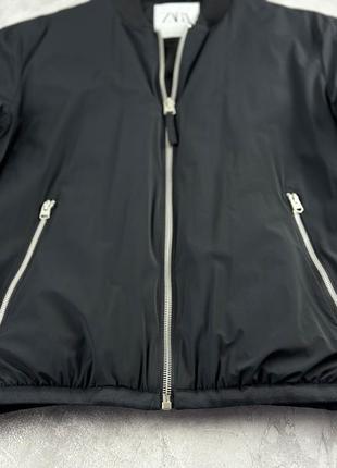 Zara мужской бомбер куртка оригинал размер м6 фото