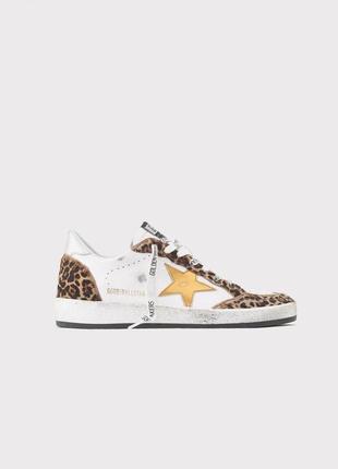 Кеды golden goose леопардовые