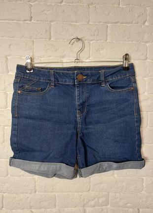 Фирменные джинсовые стрейчевые шорты1 фото