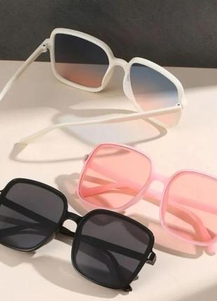 Квадратные солнцезащитные очки uv400, 3 пары2 фото