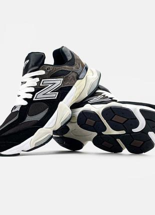 New balance 9060 "brown/black"8 фото