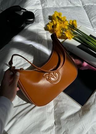 Pinko half Ophelie bag Mountains simply ginger with leather buckle5 фото