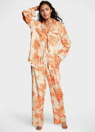 Новинка!ідея подарунка сатинова піжама xs  m l  xxl victoria's secret оригінал