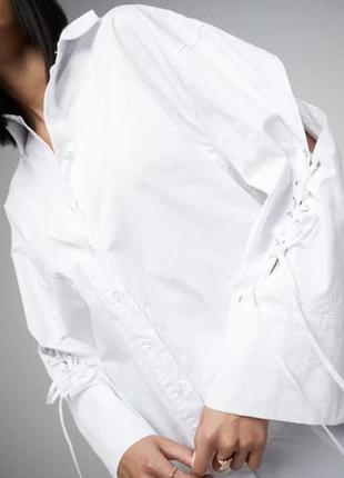 Біла рубашка сорочка туніка missguided3 фото