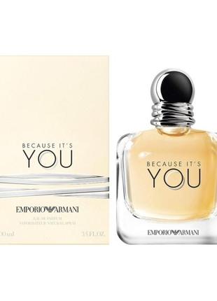 Женский парфюм because it’s you eau de parfum 100 мл