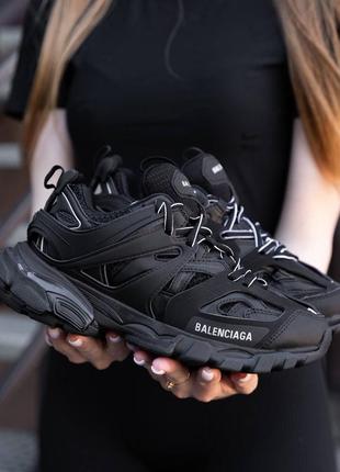 Кросовки в стиле balenciaga чорные кросівки чорні баленсіага кроссовки жіночі1 фото