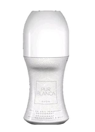 Avon дезодорант-антиперспірант з кульковим аплікатором pur blanca
