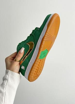 Кроссовки nike sb dunk low pro st. patrick's day9 фото