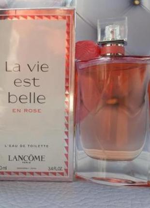 Парфюм женский lancome la vie est belle en rose 100 мл1 фото