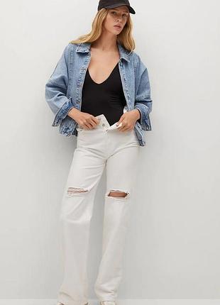 Широкі довгі джинси від mango, 34, 38, 44р, оригінал