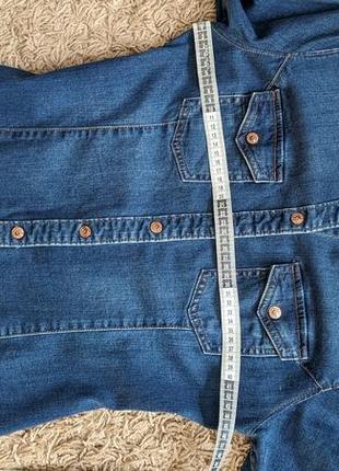 Джинсове плаття на кнопках, м-л