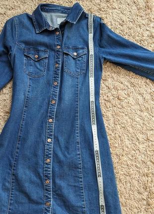 Джинсове плаття на кнопках, м-л