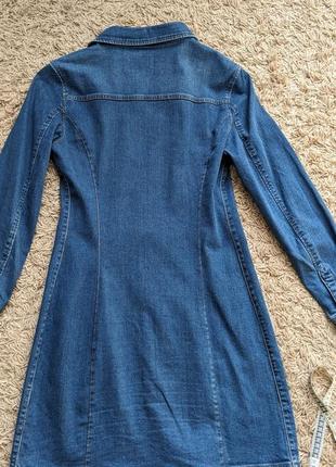 Джинсове плаття на кнопках, м-л