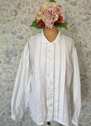 Винтажная австрийская белая рубашка блуза gossl 465 фото
