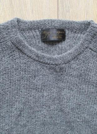 Baby alpaca boutique (m/l) свитер из шерсти альпаки пера4 фото