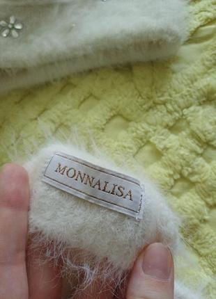 Зимний комплект monnalisa шапка+ варежки8 фото