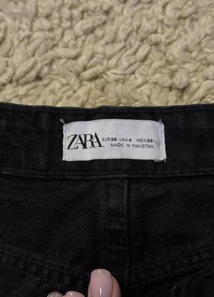 Джинсы черные zara6 фото