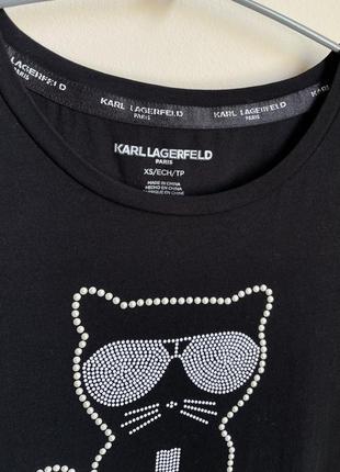 Стильная футболка karl lagerfeld оригинал3 фото